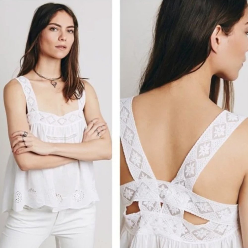 Free People Intimately Campfire Cami Top in Black
